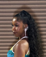 Load image into Gallery viewer, Crystal Fleur Earrings